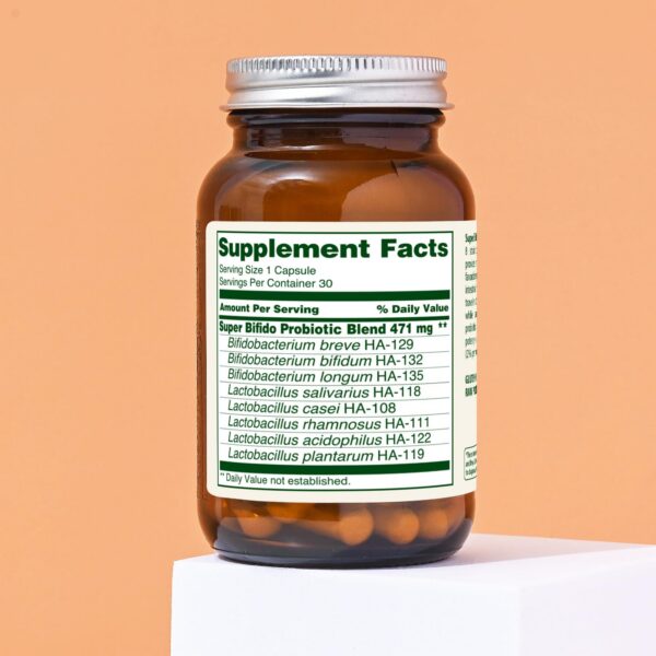 Version 1.0.0 Etiqueta frontal probióticos Flora Super Bifido Plus