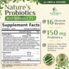 Version 1.0.0 Etiqueta frontal probióticos Nature's Nutrition 100 mil millones cfus