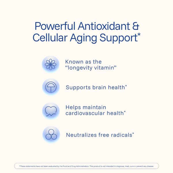 Etiqueta frontal de producto ProHealth ergothioneine