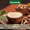 Etiqueta frontal Puranicals Ashwagandha 320 cápsulas