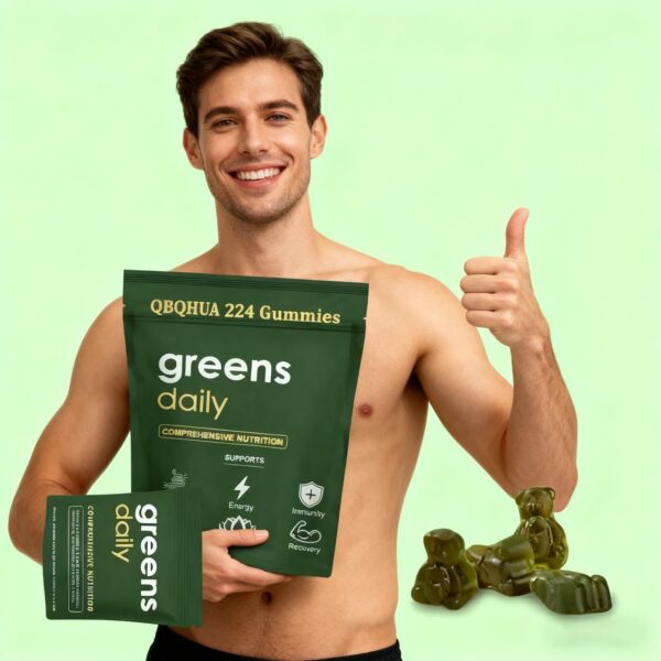 Etiqueta frontal del empaque QBQHUA