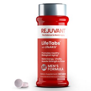 Version 1.0.0 Etiqueta frontal Rejuvant AKG para hombres