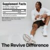 Etiqueta frontal Revive MD suplemento de inositol vegano