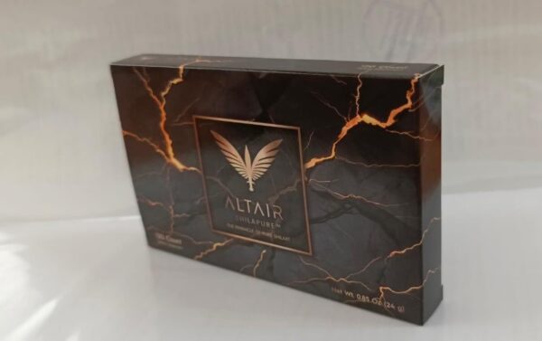 Version 1.0.0 Etiqueta frontal Shilajit Altair Shilapure en cápsulas