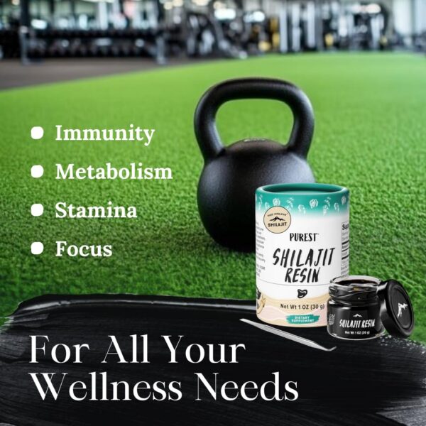 Envase de vidrio de resina shilajit Himalayo Pure Himalayan