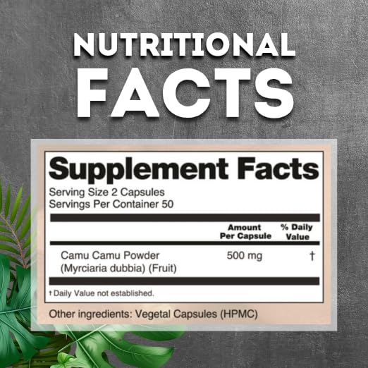 Etiqueta frontal Camu Camu Sikyriah