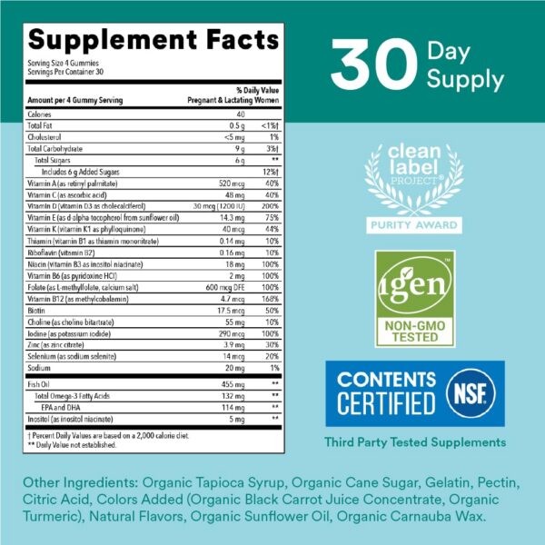 Version 1.0.0 SmartyPants multivitamínicos prenatales 120 unidades