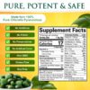 Etiqueta frontal suplemento Sunlit Best Chlorella orgánica 1000 tabletas
