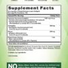 Etiqueta frontal suplemento cúrcuma Nature's Truth 200 softgels