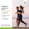 Etiqueta frontal suplemento Adaptra para salud adrenal
