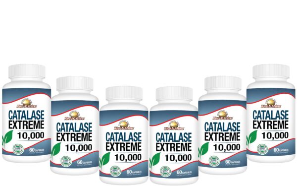 Etiqueta frontal suplemento Catalase Extreme para cabello