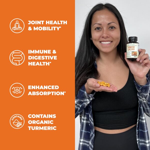 Etiqueta frontal suplemento cúrcuma Vimerson Health