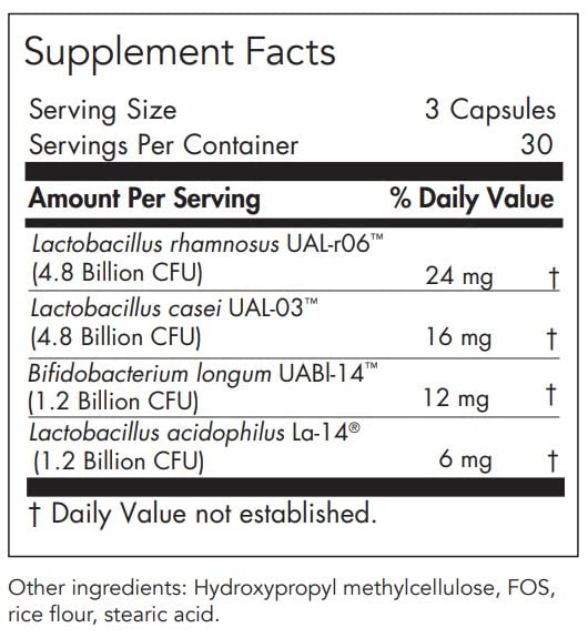 Version 1.0.0 Etiqueta frontal suplemento Gastro Flora Nutricology