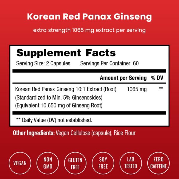 Version 1.0.0 NutraChamps Ginseng rojo para apoyo inmune y vitalidad
