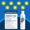 Etiqueta frontal suplemento líquido cúrcuma liposomal Core Med Science