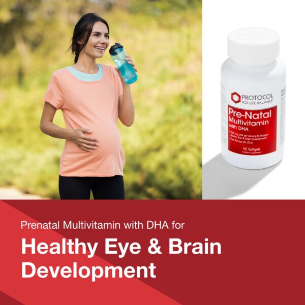 Etiqueta frontal suplemento prenatal Protocol Pre-Natal