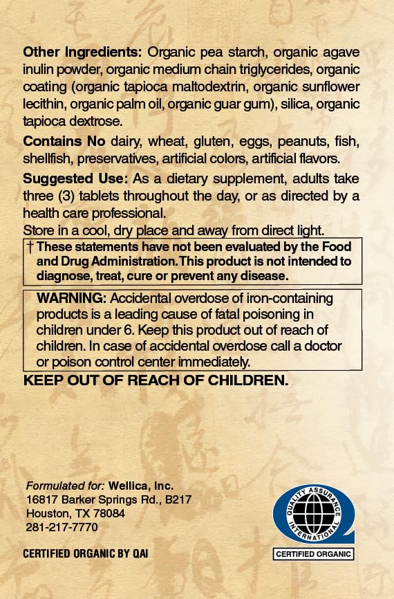 Etiqueta frontal de suplemento prenatal Zen Supplements