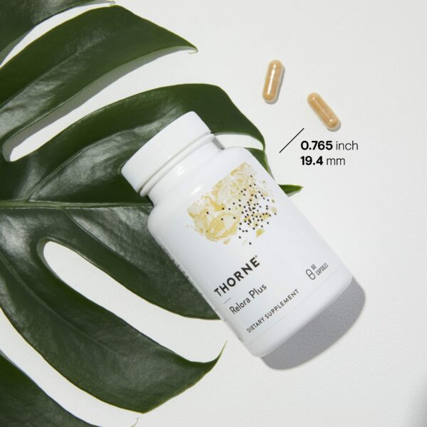 Etiqueta frontal del suplemento THORNE
