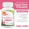 Etiqueta frontal Total One Vitaminas Prenatales Zahler