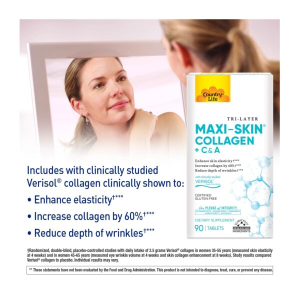 Etiqueta frontal de Verisol Collagen