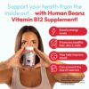Etiqueta frontal vitaminas Human Beanz B12