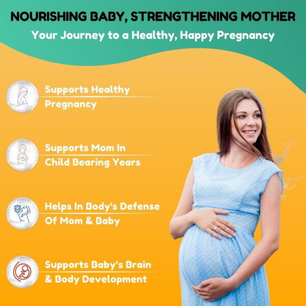 Etiqueta frontal vitaminas prenatales Halal SHIFAA NUTRITION