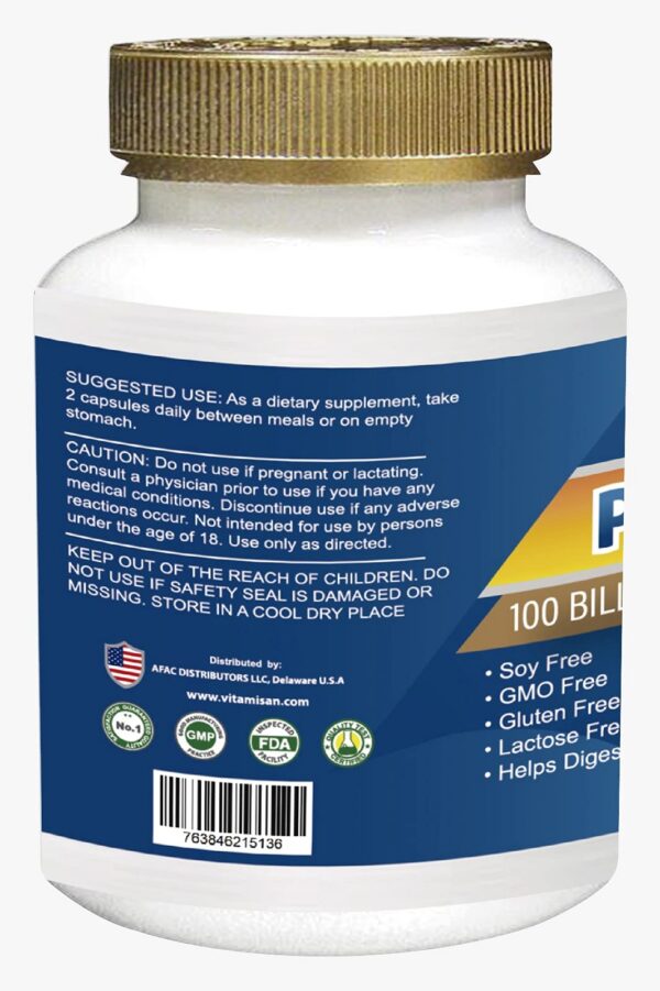 Version 1.0.0 Etiqueta fronta VITAMISAN probióticos para adultos