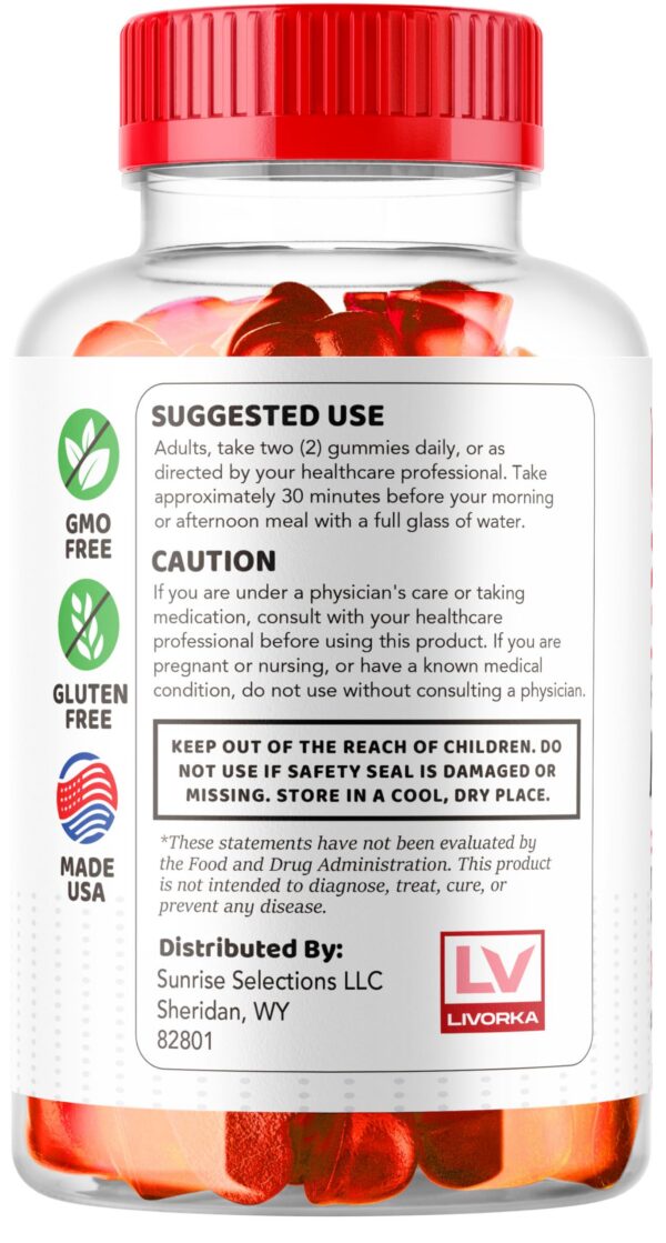 Etiqueta gomitas Vital Surge MAX para vitalidad masculina