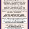 Etiqueta HealthAid ColonProbio 14 cepas prebiótico ingredientes