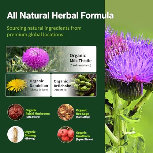 Etiqueta Herbmood cápsulas para detoxificación del hígado