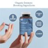 Etiqueta de Immune Biotect con ingredientes
