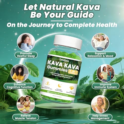 Etiqueta información suplemento gomitas Kava Kava Zetelixia