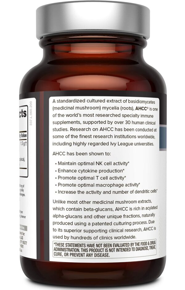 Cápsulas kinoko platinum AHCC soporte inmune