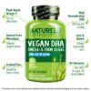 Etiqueta con información del producto NATURELO DHA vegano