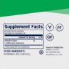 Version 1.0.0 Etiqueta con información nutricional Vimergy espirulina cápsulas