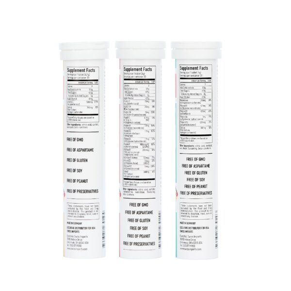 Etiqueta información paquete Swiss Imports variedad