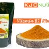 Etiqueta informativa polvo Vitamina B2 KJC Nutra
