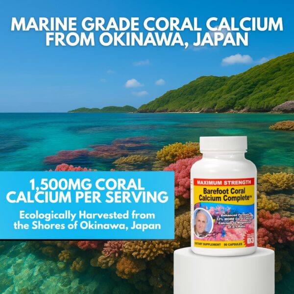 Etiqueta de ingredientes Barefoot Coral Calcium Complete