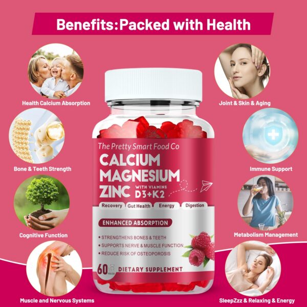 Etiqueta de ingredientes clave de las gomitas