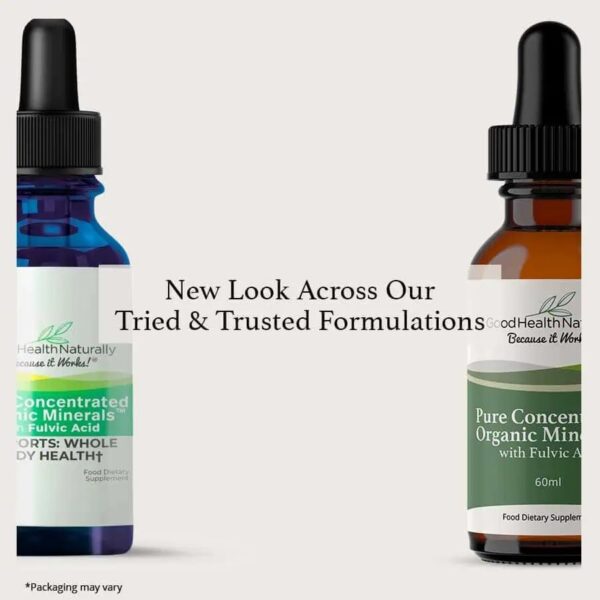 Etiqueta de ingredientes en minerales