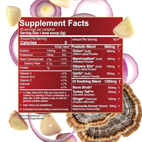 Etiqueta ingredientes One Farm Superfood Powder salud gastrointestinal