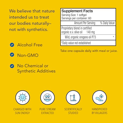 Etiqueta ingredientes aceite orégano silvestre oregano p73
