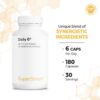 Version 1.0.0 Etiqueta con ingredientes SUPERSMART Daily 6 multivitamínico