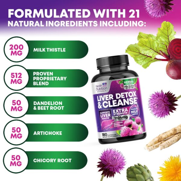 Etiqueta ingredientes suplemento cardo mariano