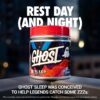 Etiqueta ingredientes suplemento GHOST Sleep para descanso
