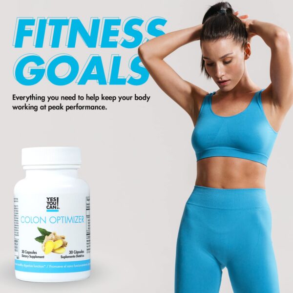 Etiqueta con ingredientes de Yes You Can! Colon Optimizer
