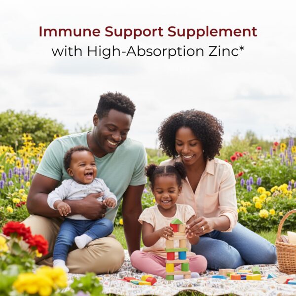 Etiqueta de ingredientes Zinc y Quercetina