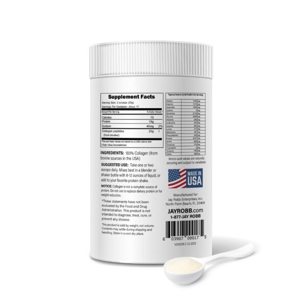 Version 1.0.0 Etiqueta Jay Robb Collagen Peptides