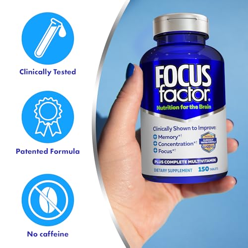 Version 1.0.0 Etiqueta lateral de Focus Factor con ingredientes