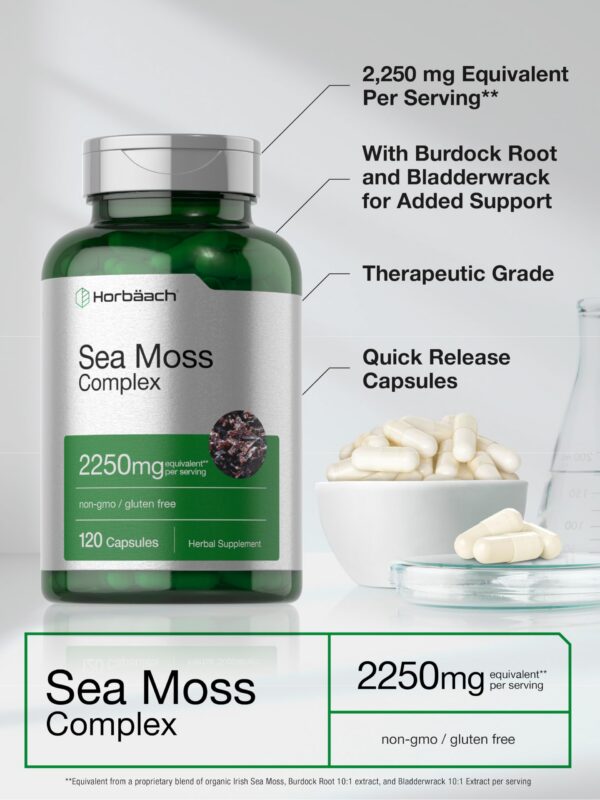 Etiqueta lateral Sea Moss Complex